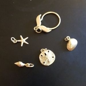 Reserved for Buyer: JA Beach Charms and Ring